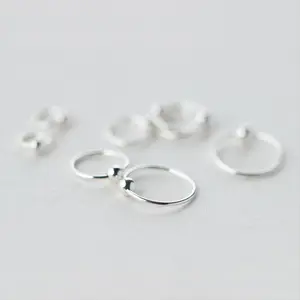 925 Sterling Silver Smooth Beads Clip Earrings For Women 2012 New Trendy Jewelry Gifts