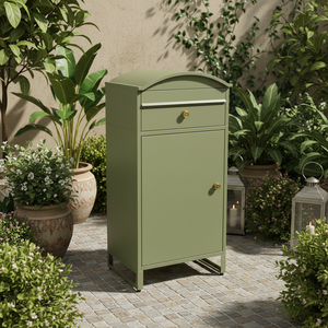 Boîte aux lettres personnalisée en métal de grande taille, boîte de livraison extérieure pour <span class=keywords><strong>colis</strong></span> avec serrure à combinaison, boîte de coursier - Product Image 1