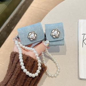 Funda para auriculares AP126 Trendy Cowboy Camellia adecuada para auriculares <span class=keywords><strong>AirPods</strong></span> <span class=keywords><strong>123</strong></span>/Pro 2 - Product Image 6