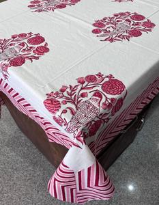 Trending Hand Block Print <b>Table</b> <b>Cover</b> Set Custom Floral Lace Napkins Mat Indian Cotton Printed <b>Table</b> cloth for Home Dining <b>Table</b> - Product Image 1