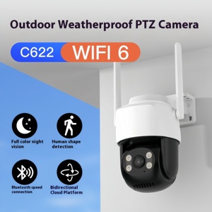 2MP HD Trong Nhà/Ngoài Trời Không Dây Wifi Một Mắt Khung Đầy Đủ Màu Sắc Tầm Nhìn Ban Đêm CMOS Cảm Biến Đám Mây Hộ Gia Đình Đèn Mạng Máy Ảnh - Product Image 5