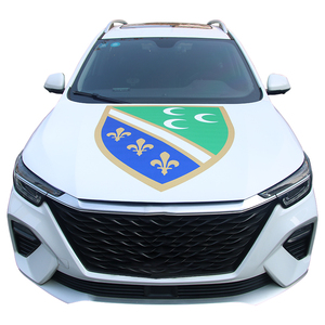 Funda para Capó de Coche Personalizada con Bandera de <span class=keywords><strong>Bosnia</strong></span>, 115*160cm, Tejida en Poliéster, Duradera, Ecológica y Portátil - Product Image 1