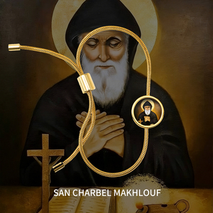Braccialetto di <span class=keywords><strong>San</strong></span> Charbel all'Ingrosso: Regalo di Fede per la Guarigione e Pregazioni Urgenti - Pulsera <span class=keywords><strong>San</strong></span> Charbel Mayoreo - Product Image 1