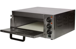 เตาอบพิซซ่าไฟฟ้าเชิงพาณิชย์ 3 กิโลวัตต์ พร้อมหินอบพิซซ่า 2 ก้อน เตาอบแบบหินคู่ สำหรับร้านอาหาร พิซซ่าร้านค้า และบริการจัดเลี้ยง - Product Image 4