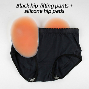 Charmantes Coussinets de Hanche en Silicone Confortables et Respirants, Rembourrage Ovale Push-Up pour Fesses - Product Image 6