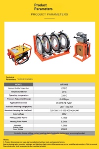 Yslandscape เครื่องเชื่อม WP500B กึ่งอัตโนมัติไฮดรอลิกสำหรับ PE ร้อนละลาย220-380V อินพุต - Product Image 6