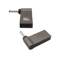 Adaptador de Carga para Portátil USB Tipo C PD de 100W, Conector Macho DC a Convertidor Hembra USB C para DELL HP Lenovo Acer