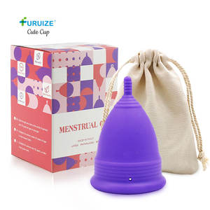 <span class=keywords><strong>Copa</strong></span> <span class=keywords><strong>Menstrual</strong></span> Furuize de Alta Calidad Personalizada para Mujeres, de Silicona Suave, Ecológica y Reutilizable - Product Image 1
