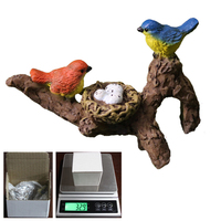 DD4078 Mini künstliche Vögel und kleine Tiere Harz statuen Feen garten zubehör und kleine Vogel figuren