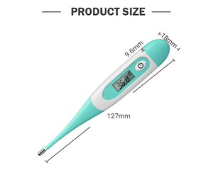 Thermomètre numérique d'usine en ABS, étanche, pour usage buccal, mesure de la température corporelle basale, planification familiale, fertilité, <span class=keywords><strong>ovulation</strong></span> - Product Image 1