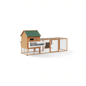 Gallinero Resicuk D0100XUUB8U de Madera Verde, Equipo para Cría de Animales - Product Image 1