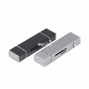 Lector de tarjetas múltiples tipo C, aleación de aluminio, USB 3,0, para teléfono móvil y ordenador, lector de tarjetas de memoria SD TF - Product Image 4