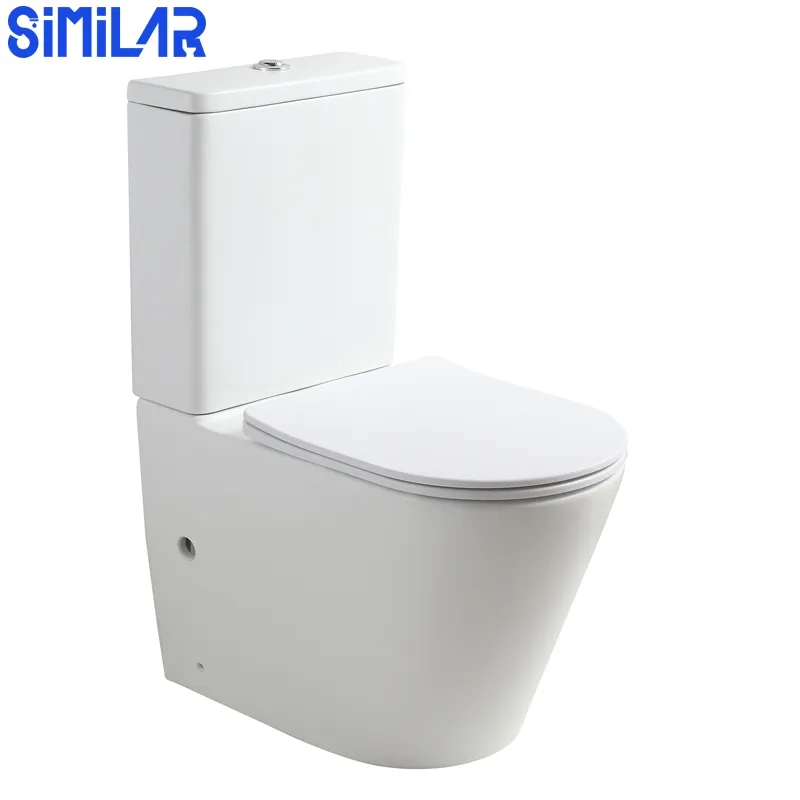 SIMILAR Rimless Toilets Ceramic Wash Down Two Piece Toilet