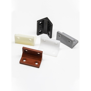 Soporte de Plástico en Forma de L de Gran Ángulo, Conector de Muebles de Cuatro Orificios, Ángulo Recto de 90 Grados para Soporte de Estantes de Armarios y Guardarropas - Product Image 2