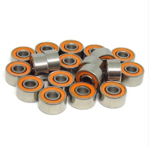 Cuscinetto a sfere in ceramica ibrido ad alta velocità S623/S683/S693 3*10*4mm in gomma arancione sigilla la struttura profonda della scanalatura per mulinello da pesca 2OS - Product Image 5