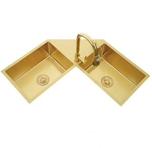 Nuovo Lavello da <span class=keywords><strong>Cucina</strong></span> Stile Rustico 33x21 pollici in Acciaio Inossidabile Calibro 18, Vasca Singola Quadrata Spazzolata con Frontale a Grembiule, Stile Fattoria, Angolare - Product Image 6