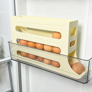 Mới Đến Tự Động Cán Đa Lớp Slanted Outlet Công Suất Lớn 30 Trứng Nhà Tủ Lạnh Bên Cửa Sử Dụng Nhựa Lưu Trữ Hộp Trứng - Product Image 1