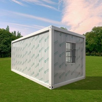 Casa Contenedor Modular de Acero Ligero de 20 pies, Prefabricada, Desmontable, para Vivienda Pequeña, Oficina en Obra, Taller