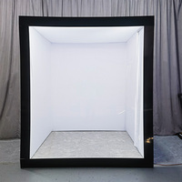 Boîte de photomaton personnalisée avec logo gratuit et éclairage LED intégré