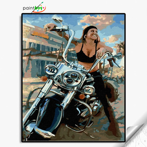 Gx36882-40 * 50 pittura a olio da parte di numeri di ragazza Sexy aperta <span class=keywords><strong>foto</strong></span> completa - Product Image 1