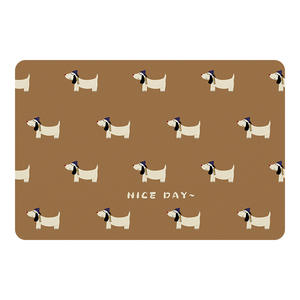 Alfombrilla de cocina con estampado de animales, rectangular, 30x40cm, alfombrilla para encimera, aislamiento térmico, diseño minimalista moderno - Product Image 4