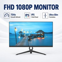 Moniteur d'ordinateur de bureau 1920x1080 IPS avec port VGA, pour le bureau et le jeu, emballage personnalisé