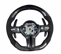 Volant sport en fibre de carbone personnalisé avec LED pour BMW F30 F10 X5 F15 X6 M2 M3 M4 F80 F82 F87