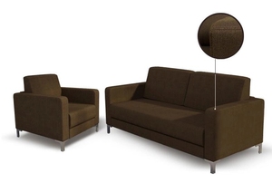 โซฟาหนังและโลหะคุณภาพสูงในโรงแรม - Product Image 4