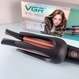เครื่องม้วนผมอัตโนมัติ Vgr V-581 ดีไซน์ใหม่ เคลือบเซรามิก สำหรับมืออาชีพ สำหรับผู้หญิง - Product Image 4