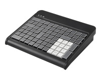 Keyboard POS Berkualitas Tinggi USB KB84N 84-Key Keyboard Kasir yang Dapat Diprogram dengan Pembaca Kartu Magnetik untuk Sistem POS