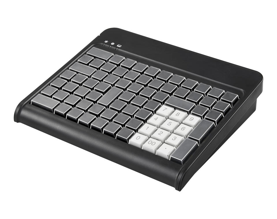 High Quality POS Keyboard USB KB84N 84-Key Programmable Cashier ...