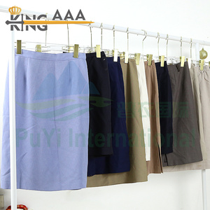 Abito da ufficio da donna usato, attillato, pulito, 90-100% nuovo, poliestere/cotone, estivo, marca PUYI, modello A04-4, balle Guangdong - Product Image 3