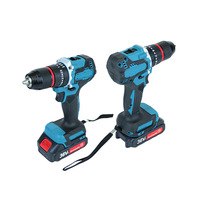 Perceuse à percussion sans fil domestique, batterie lithium rechargeable, perceuse à main électrique, pistolet de perçage sans fil, fabriqué en Chine, sans garantie