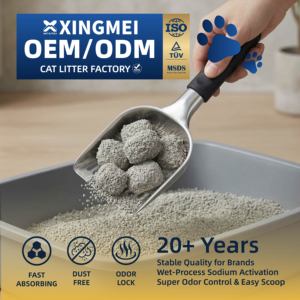Lettiera per Gatti in Bentonite Frantumata Eco-Friendly a Rapida Agglomerazione, a Basso Contenuto di Polvere e Altamente Assorbente, 5kg - Ingrosso Fabbrica - Product Image 1