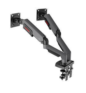 CN Original Original HKC KR50 Dual Screen <b>Bracket</b> 265mm Lift Full Motion Desk Clamp/Grommet Mount Cable Management - Product Image 3
