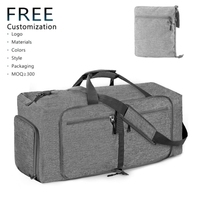 Bolsa de Viaje Plegable Impermeable de Poliéster, 65L/85L, Ligera, Portátil y Resistente, Directo de Fábrica, para Deportes al Aire Libre