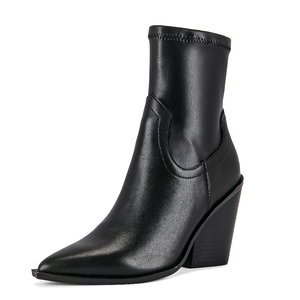 أحذية جلدية عالية الجودة للسيدات بسعر المصنع كاجوال أنيق مع ميزة زيادة ارتفاع مقدمة مدببة لفصل الصيف والخريف - Product Image 4