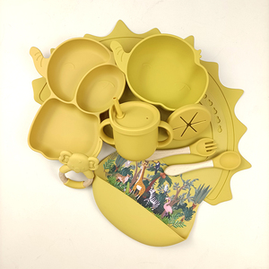 <span class=keywords><strong>Assiette</strong></span> de table en forme d'éléphant de haute qualité avec ventouse puissante, tapis de table antidérapant, bol et <span class=keywords><strong>assiette</strong></span> au design mignon, tasse à collation portable - Product Image 2