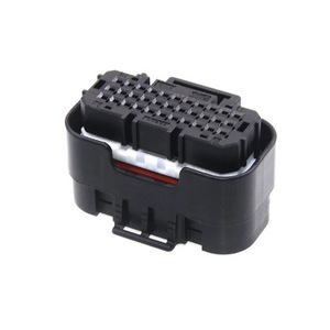 33 พินขั้วต่อ ECU บอร์ด PCB สำหรับรถยนต์และรถจักรยานยนต์ปลั๊ก 0.6 มม. ซ็อกเก็ต 1554461-2 พลาสติกสีดำ IP20 - Product Image 3