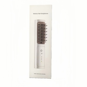 USB Rechargeable <b>Brush</b> Comb Large Capacity Battery Wireless Straightener <b>Brush</b> - Product Image 2