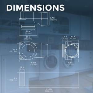 מייבש נירוסטה מגנטי אוורור צימוד dv90 אטום אטום אטום אטום אטום אטום אטום - Product Image 6