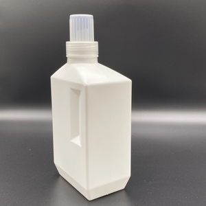 Detergent Laundry Bottle Laundry Detergent Bottle Wholesale 600 1000ml High Quality Household Customized Logo White Liquid Detergent Softener Empty Plastic Laundry Bottle