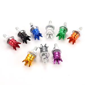 Tornillos para Matrícula Estándar de EE. UU., Cabeza de Corona de Aluminio, Rosca M6, Accesorio Universal para Automóvil - Product Image 2