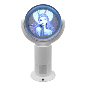 <span class=keywords><strong>2025</strong></span> mới nhất 3D Holographic chiếu ứng dụng di động điều khiển không khí lưu thông không cánh bảng Fan advisement Máy nghe nhạc - Product Image 1