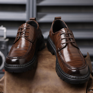 Zapatos Formales de Cuero para Hombre, Estilo Británico, Casuales, Transpirables, Zapatos de Vestir, Gran Venta 2026 - Product Image 3