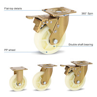 Roda Universal Tahan Aus Anti Karat Tahan Air Roda Berat untuk Beban 200kg 250kg 300kg 350kg