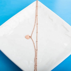 In acciaio inossidabile popolare bracciale estivo caviglie impermeabili placcate in <span class=keywords><strong>oro</strong></span> <span class=keywords><strong>rosa</strong></span> - Product Image 5