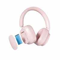 Auriculares Inalámbricos Bluetooth 6.0 Plegables con Batería Extraíble, Auriculares Estéreo con Micrófono para Computadora Portátil y Móvil