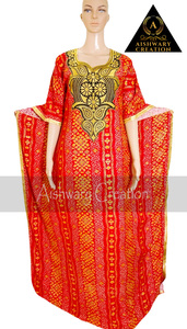 Nouvellement conçu à la main rayonne caftan robe pour adultes grande taille courte ethnique vêtements d'extérieur traditionnel musulman respirant - Product Image 3