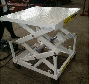 Meja Putar Otomatis Berbentuk Persegi Bulat/Booth Mobil Meja Putar Tetap Platform Kerja Berputar - Product Image 2